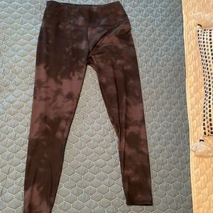 Maurices dark blue tie dye leggings size medium